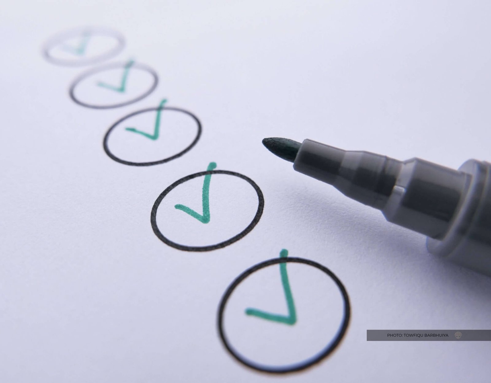 Checkmarks highlighting compliance checks