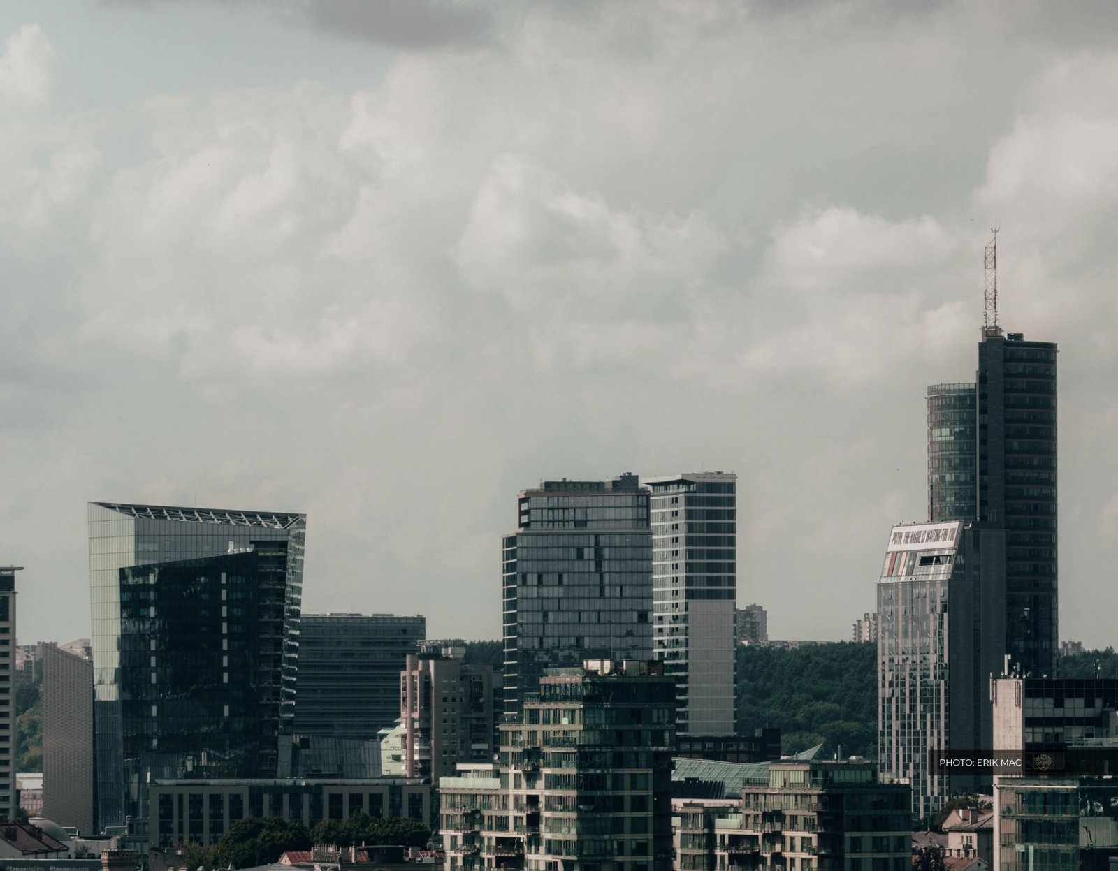 Skyline of Vilnius downtown, home of Robur Systems